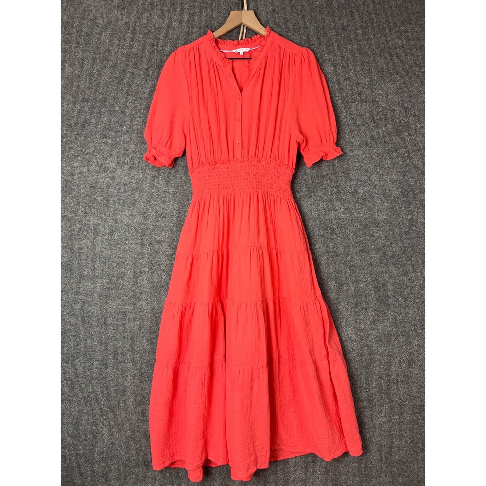 Southern Tide Coral Midi Dress